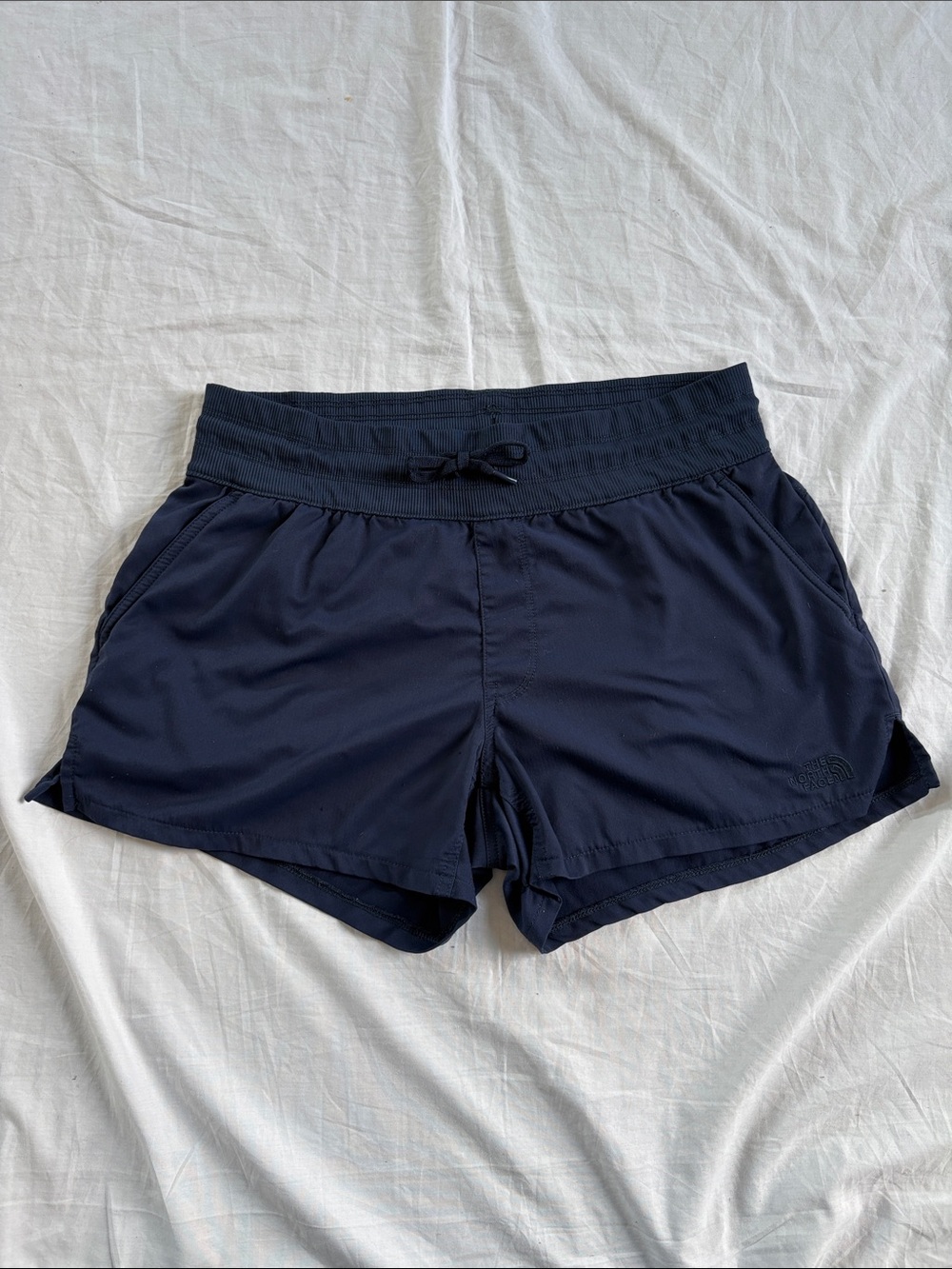 The North Face Navy Athletic Drawstring Shorts Women’s Medium